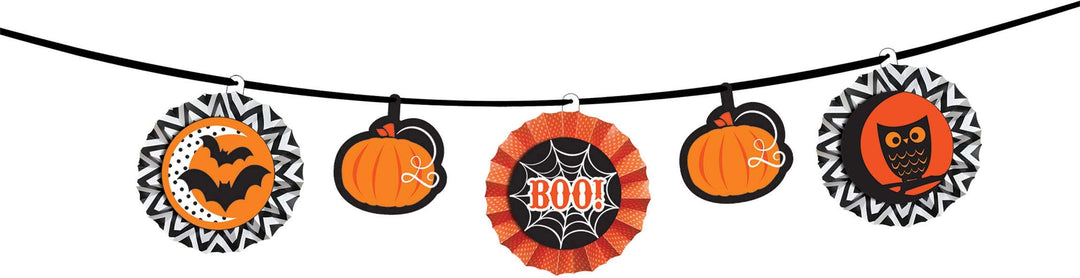 Amscan: Glitter Garland Halloween 365 Cm H;