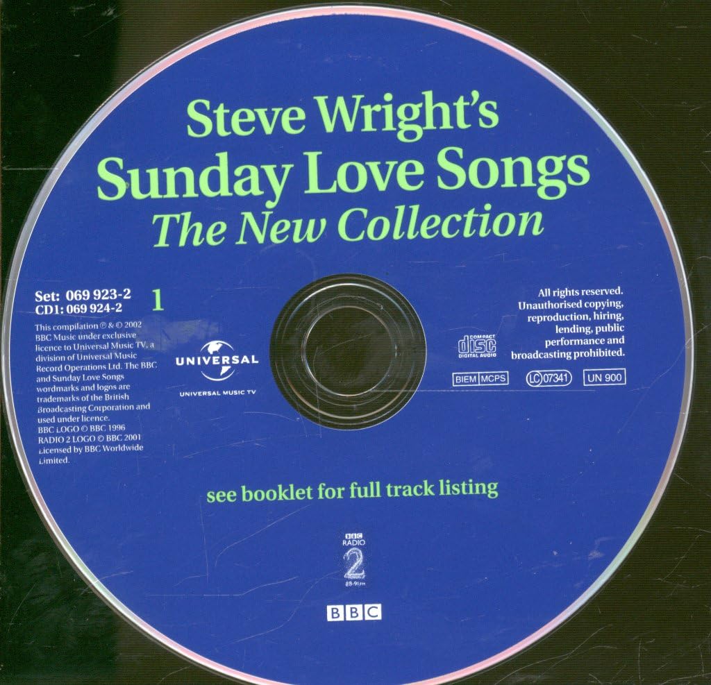 Steve Wright's Sunday Love Songs: New Collection / Various (2 CDs);