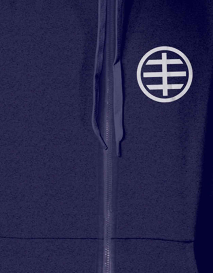 Husker Du: Circle Logo 1 Zip (Felpa Con Cappuccio Unisex Tg. M);