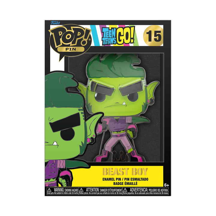 Teen Titans Go!: Funko Pop! Pin - Beast Boy (Enamel Pin / Spilla Smaltata);