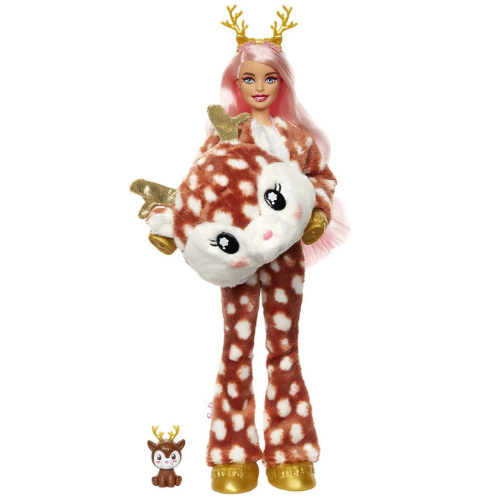 Barbie: Cutie Reveal Doll Winter Sparkle Deer;