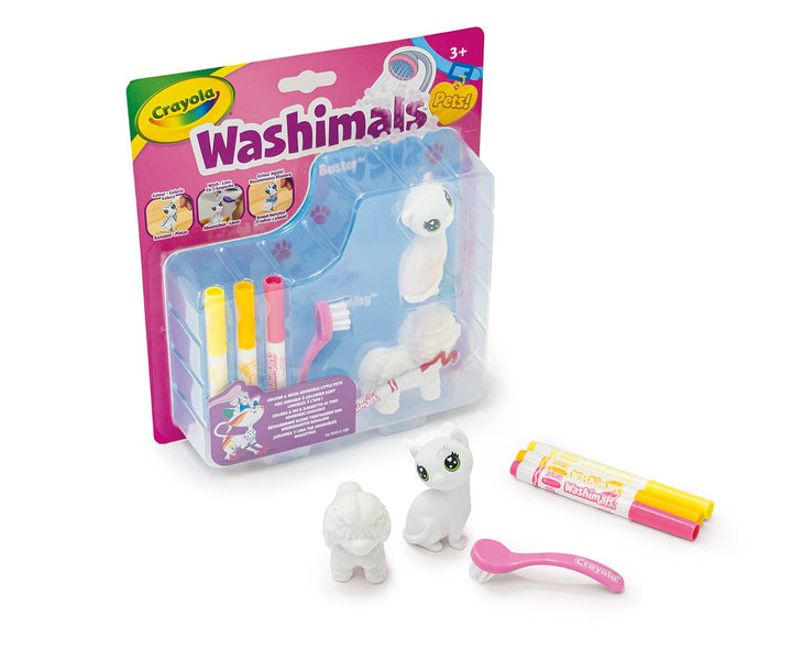 Crayola: Washimals Pets - Set Ricarica Cagnolino & Gattino;