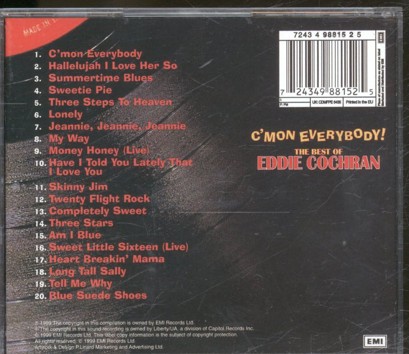 Eddie Cochran - C'Mon Everybody - The Best Of;