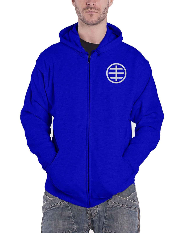 Husker Du: Circle Logo 1 Zip (Felpa Con Cappuccio Unisex Tg. M);