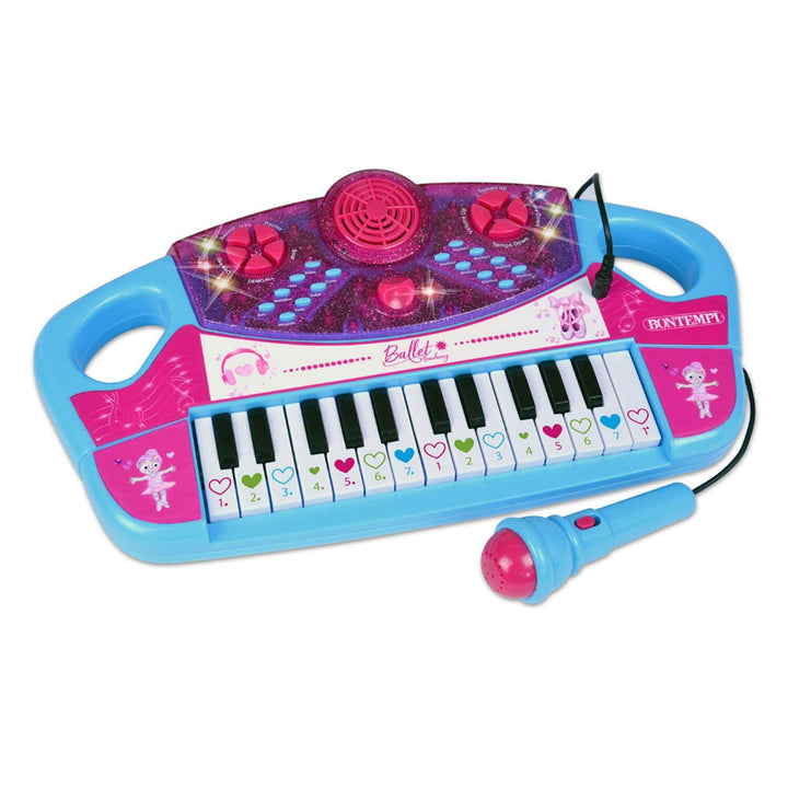 Bontempi 12 2577 Tastiera Elettronica A 25 Tasti Con Microfono, Effetti Luminosi E Sonori. (Ballet Accademy);