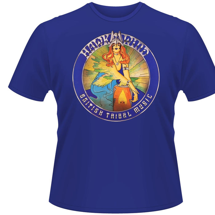 Hawkwind: British Tribal Music (T-Shirt Unisex Tg. S);