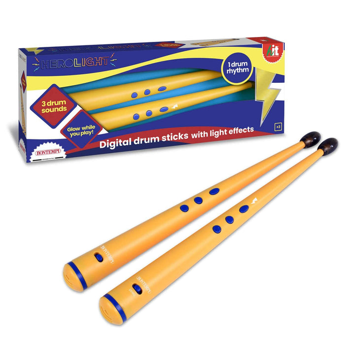 Bontempi 54 0235 Bacchette Digitali Attivate Dal Movimento Con Effetti Luminosi E Sonori. (Hero Light);