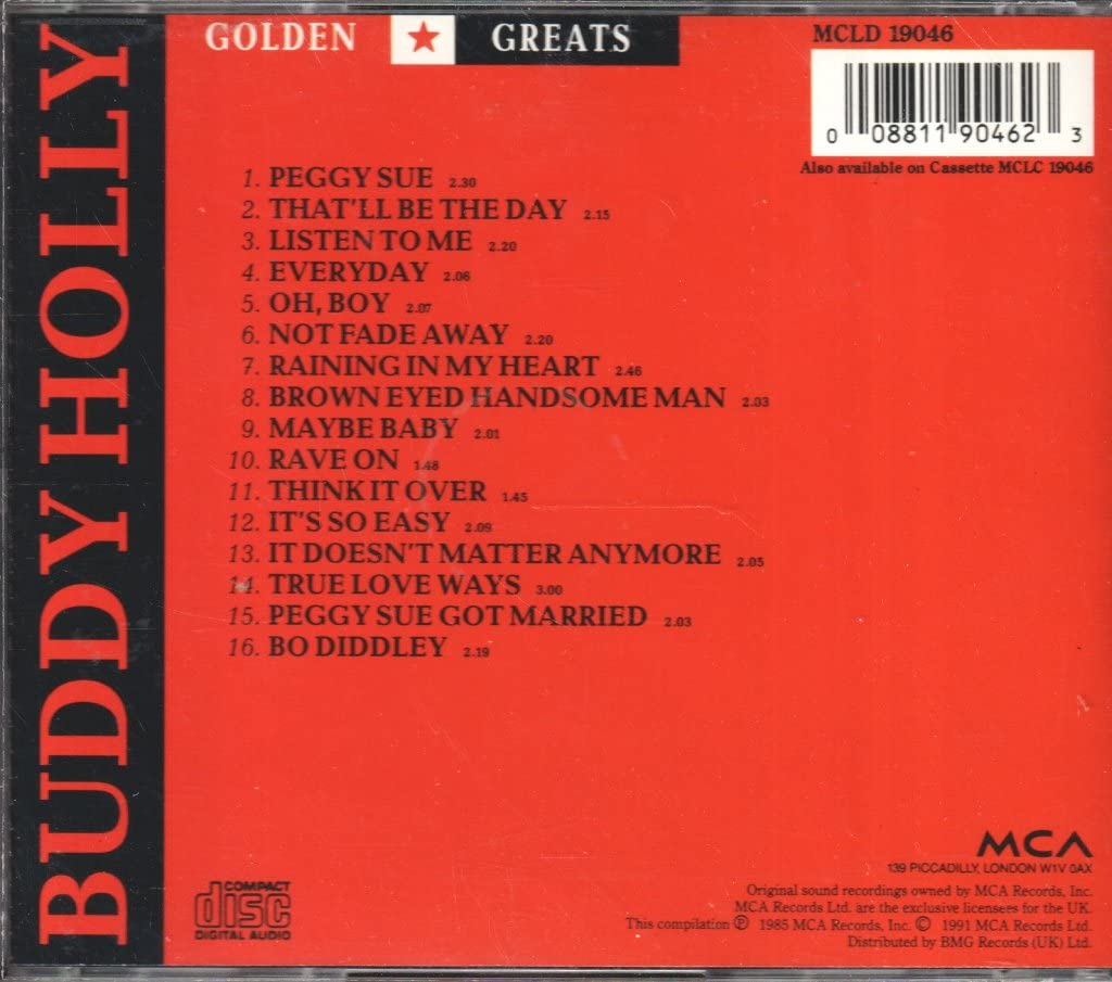 Buddy Holly - Golden Greats;