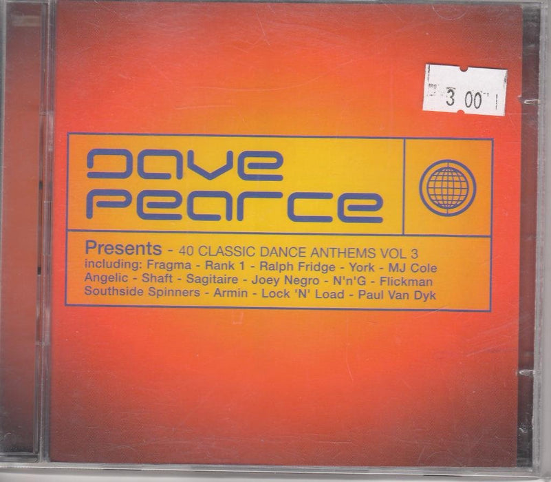 Dave Pearce Presents: 40 Classic Dance Anthems Vol.3 / Various (2 Cd);