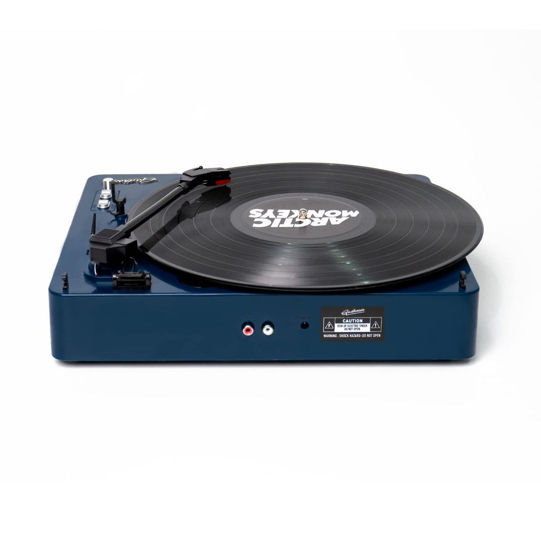 Gadhouse: BRAD Retro Record Player (Blue Navy) (Built-In Bluetooth 5.0 & Pitch Control) (Giradischi);