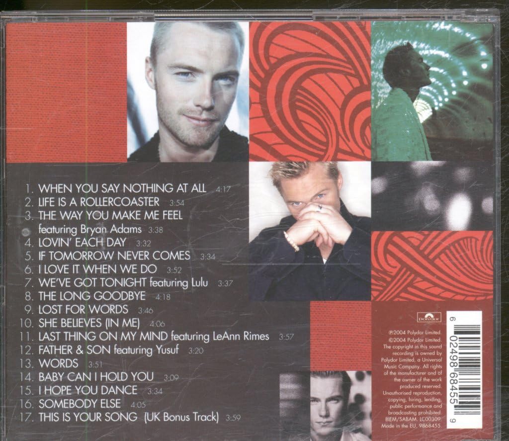 Ronan Keating - 10 Years Of Hits;