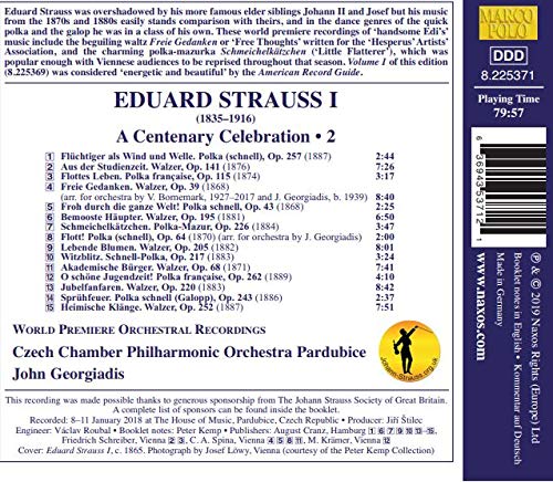 Eduard Strauss - A Centenary Celebration, Vol.2;