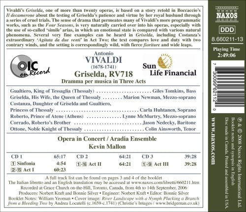 Antonio Vivaldi - Griselda (3 CDs);