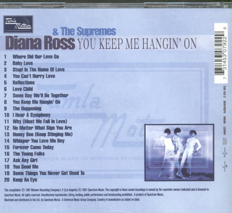 Diana Ross & The Supremes - You Keep Me Hangin On;