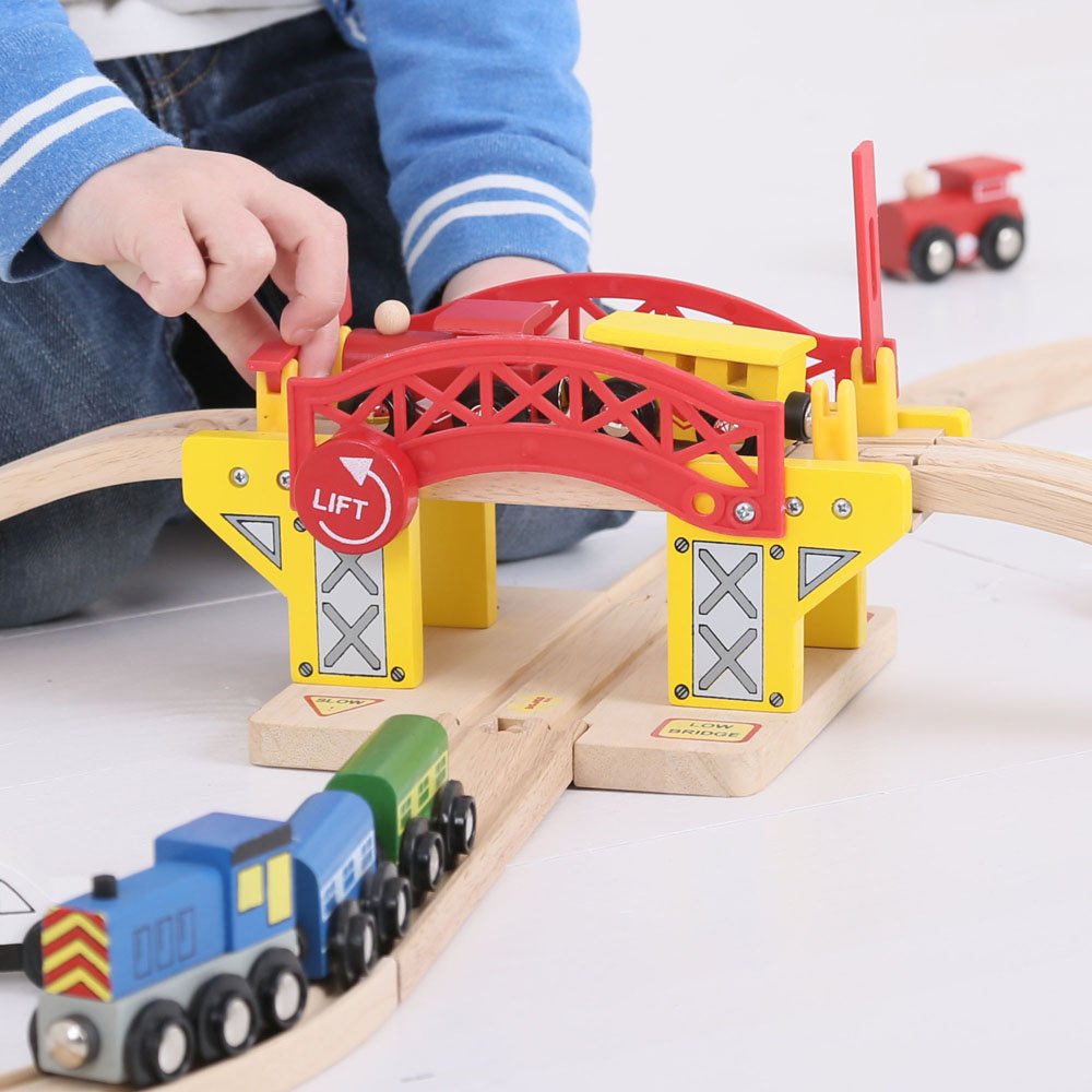 Bigjigs Toys: Houten Rails - Hefbrug;