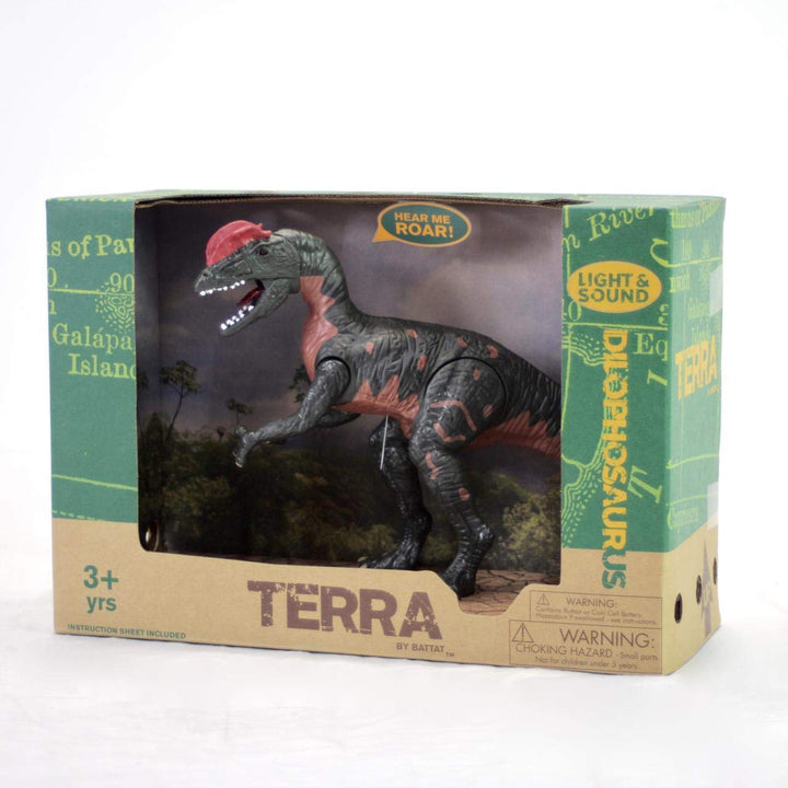 Battat: Battat: Terra - Electronic Dinosaur Dilophosaurus Wetherilli;