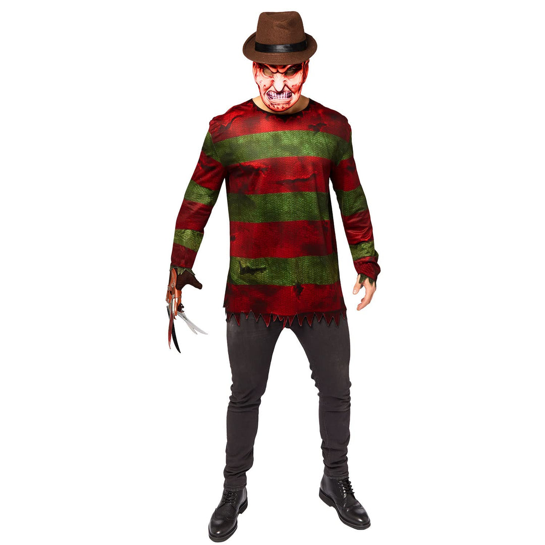 Amscan: Adult Costume Freddy Kruger Size L Wbh;