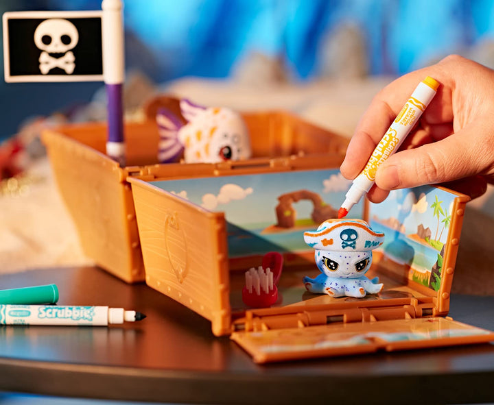 Crayola: Washimals Ocean Glow Pets - Treasure Chest;