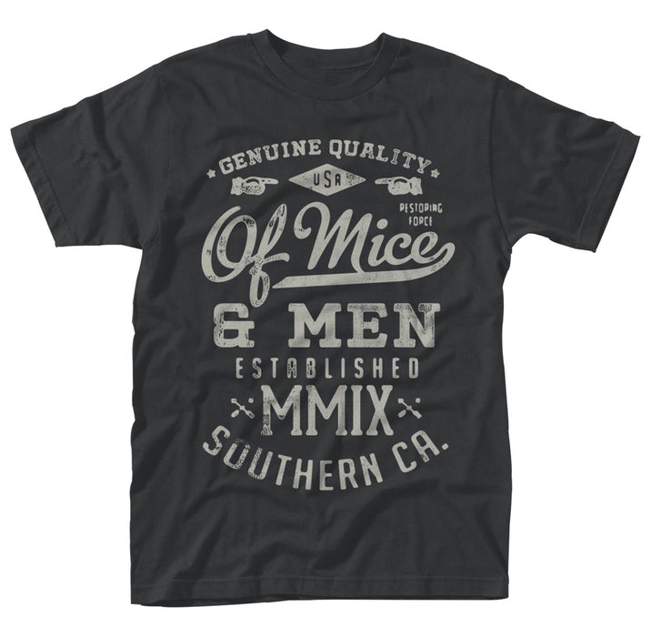 Of Mice & Men: Genuine (Black) (T-Shirt Unisex Tg. S);