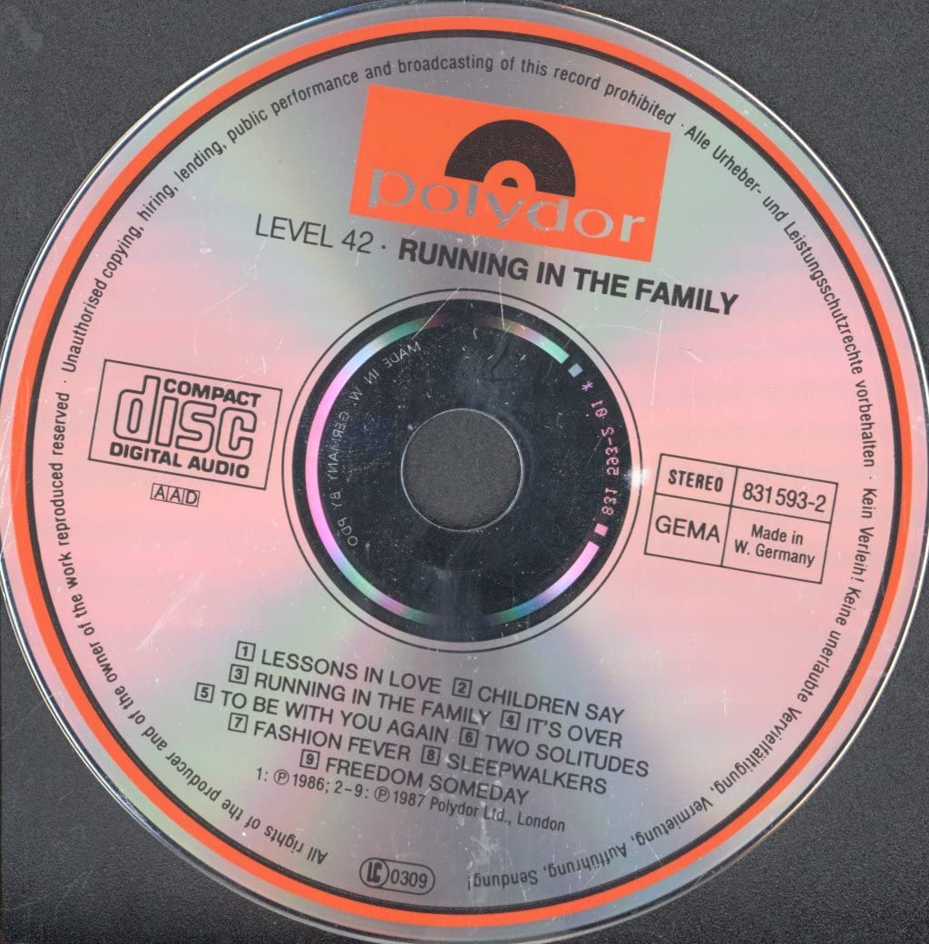 Level 42 - Running In The Family;