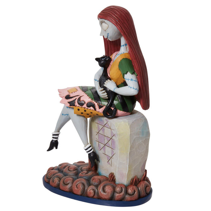 Disney: Enesco - The Nightmare Before Christmas - Traditions - Sally W/Cat On Gravestone 8.;