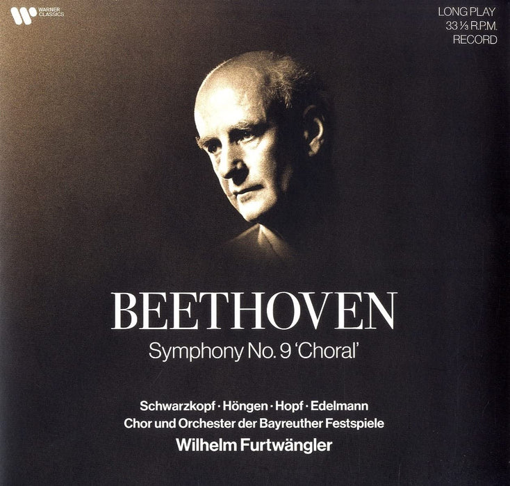 Ludwig Van Beethoven - Symphony No. 9 - Wilhelm Furtwangler (2 Lp);