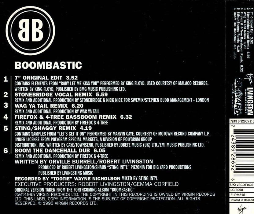 Shaggy - Boombastic;