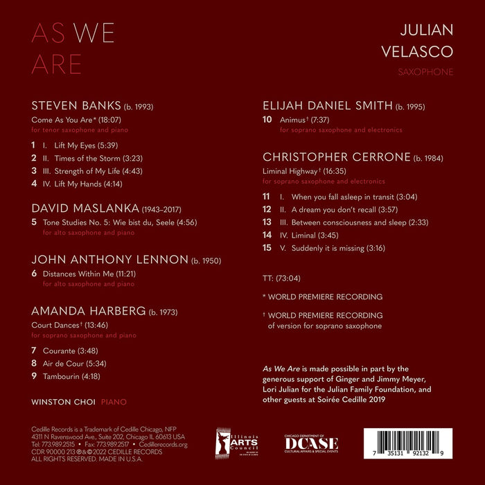 Julian Velasco / Winston Choi: As We Are;