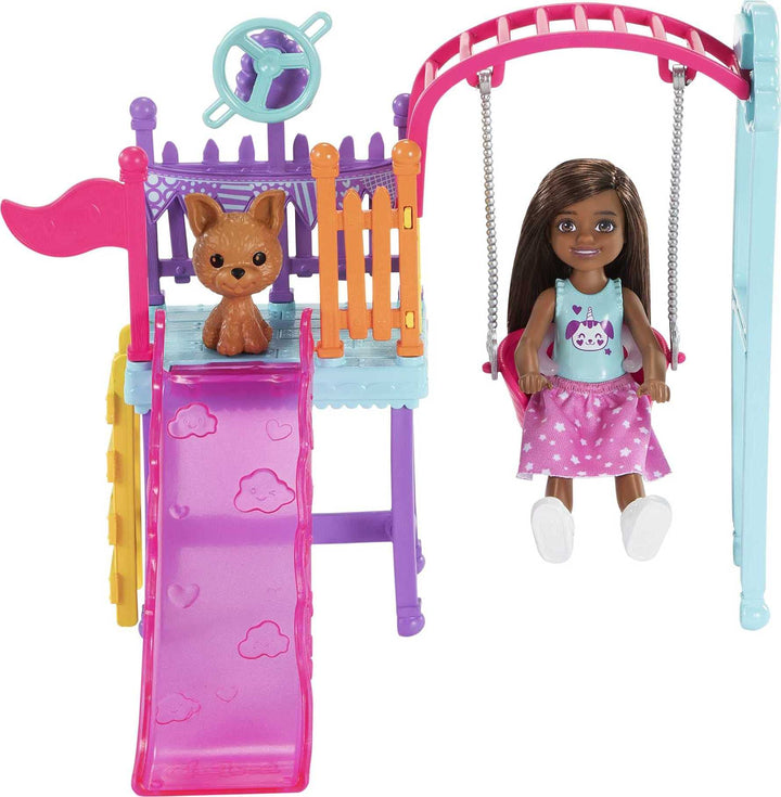 Barbie: Family Chelsea Swing Playset;