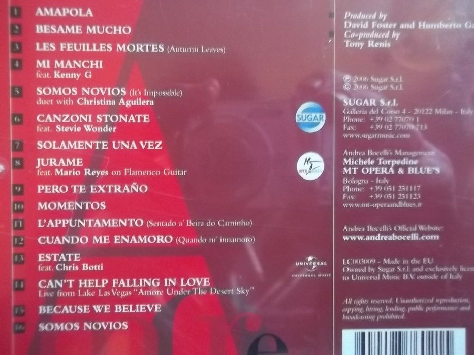 Andrea Bocelli - Love;