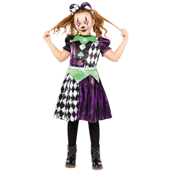 Amscan: Child Costume Jester Girl Age 4-6 Years H;