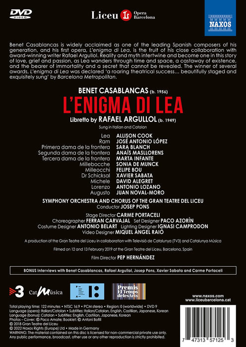 Benet Casablancas - The Enigma of Lea;