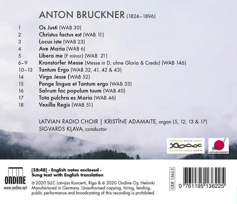Anton Bruckner - Latin Motets;