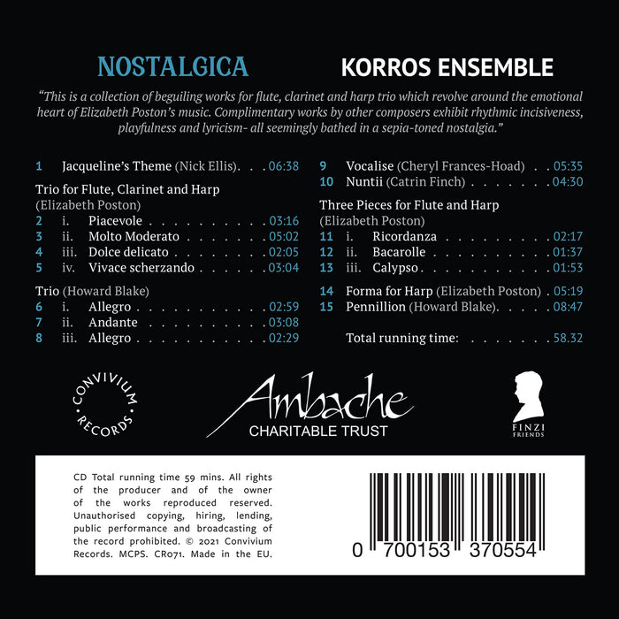 Korros Ensemble: Nostalgica;