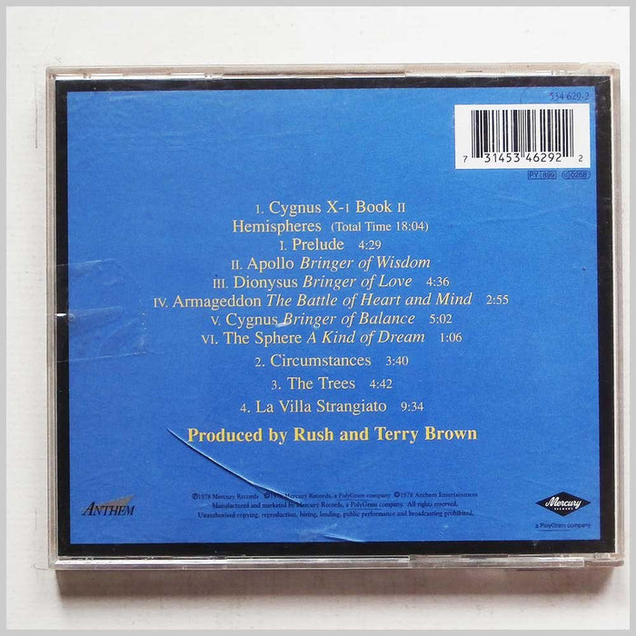 Rush - Hemisphered;