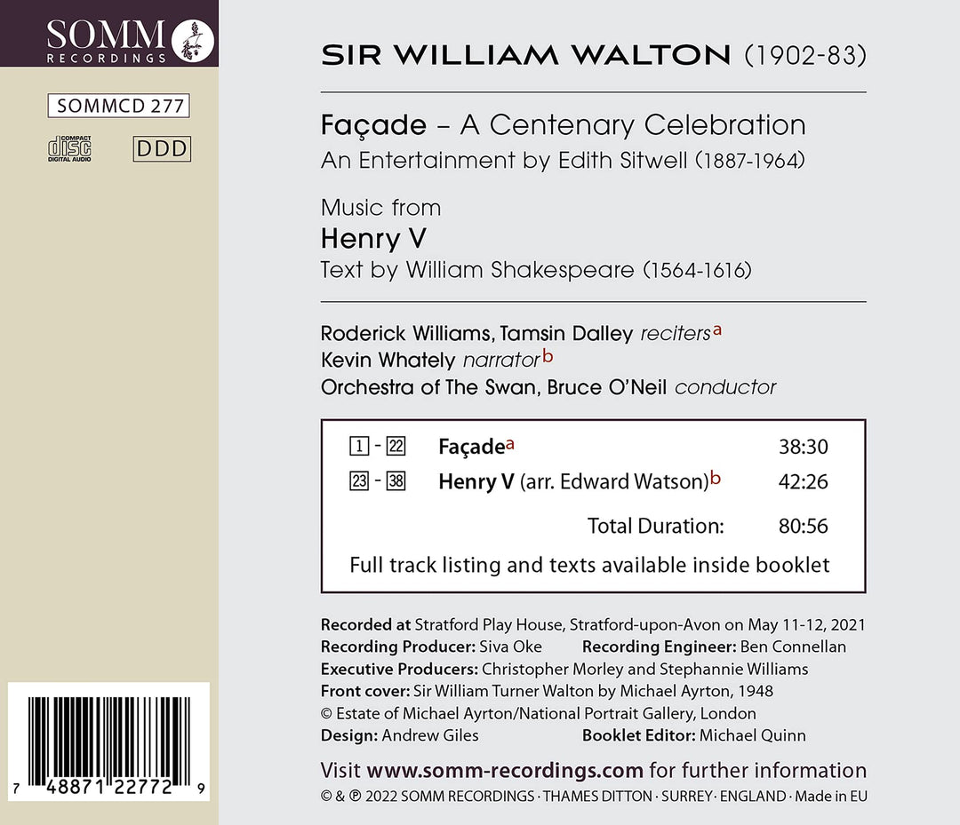 William Walton - A Centenary Celebration;