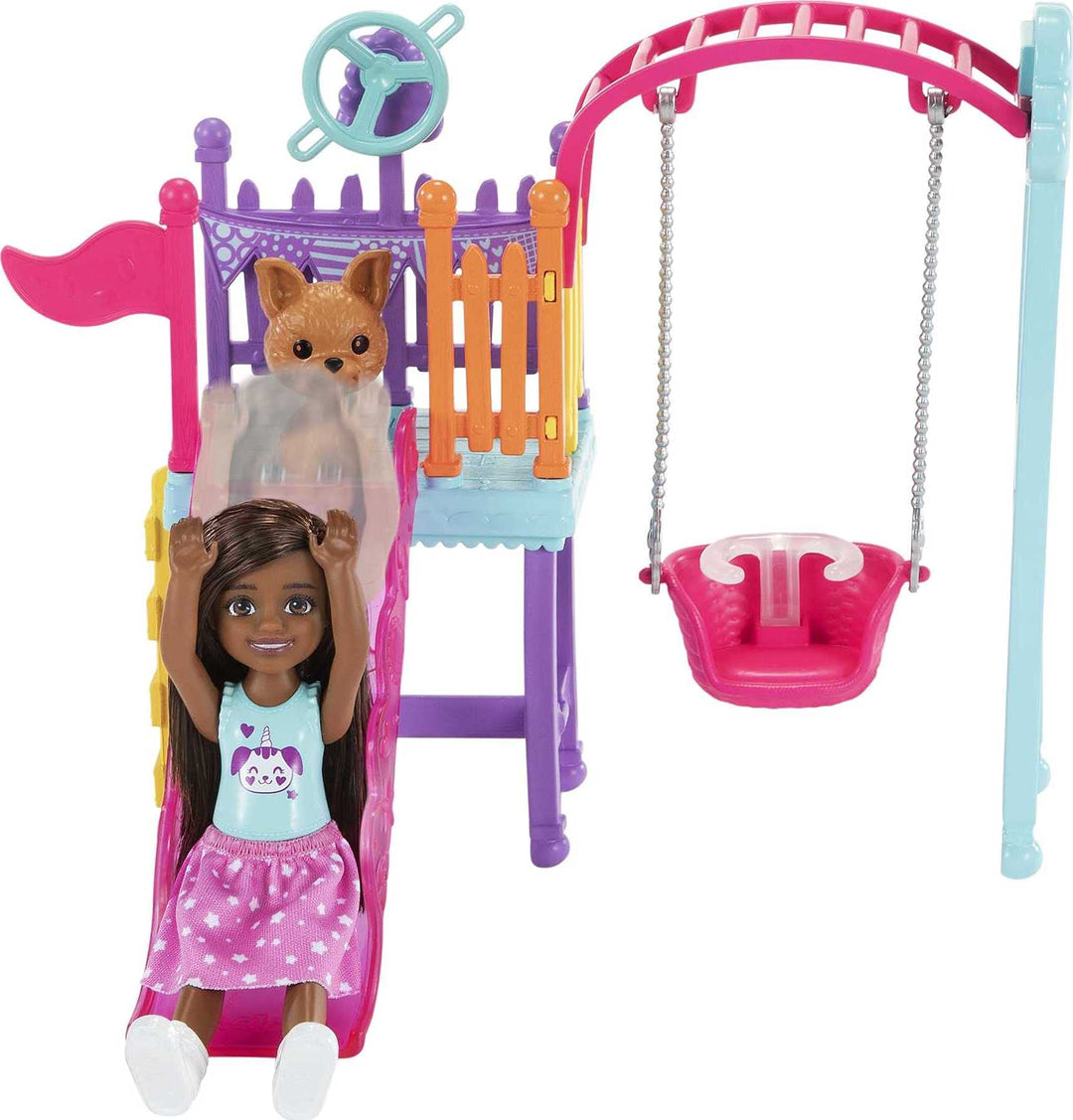 Barbie: Family Chelsea Swing Playset;