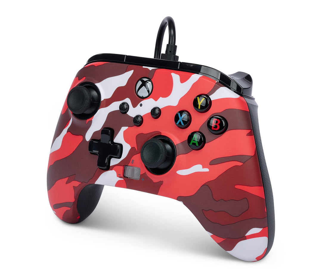 Power A: Xbox Series Enhanced Wired Controller Red Camo (Anche Per Xboxone);