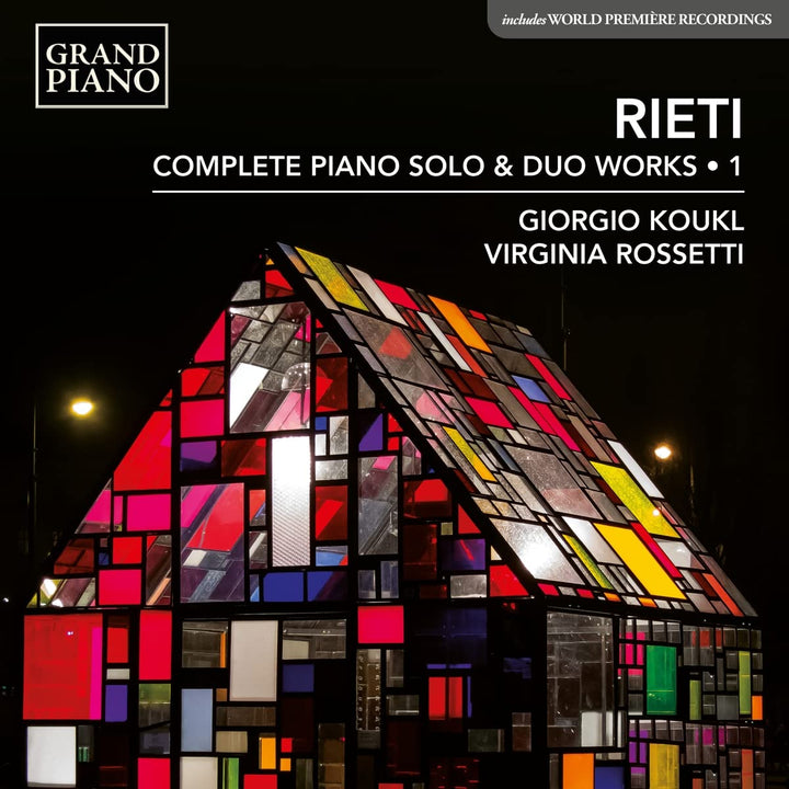 Vittorio Rieti - Gesamtwerk Fur Klavier Solo &amp; Duo Vol.1;