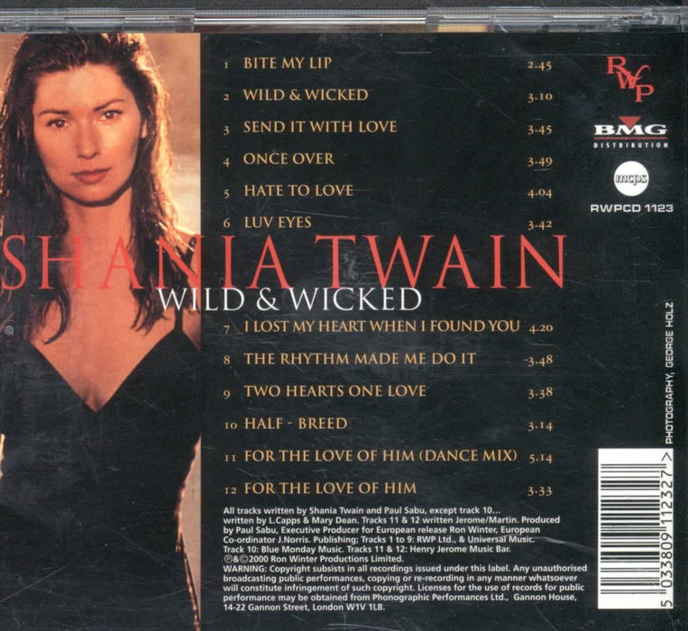 Shania Twain - Wild & Wicked;