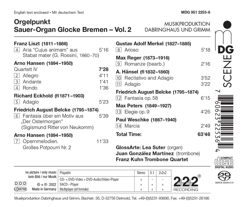 Orgelpunkt: Glocke Bremen Vol. 2;