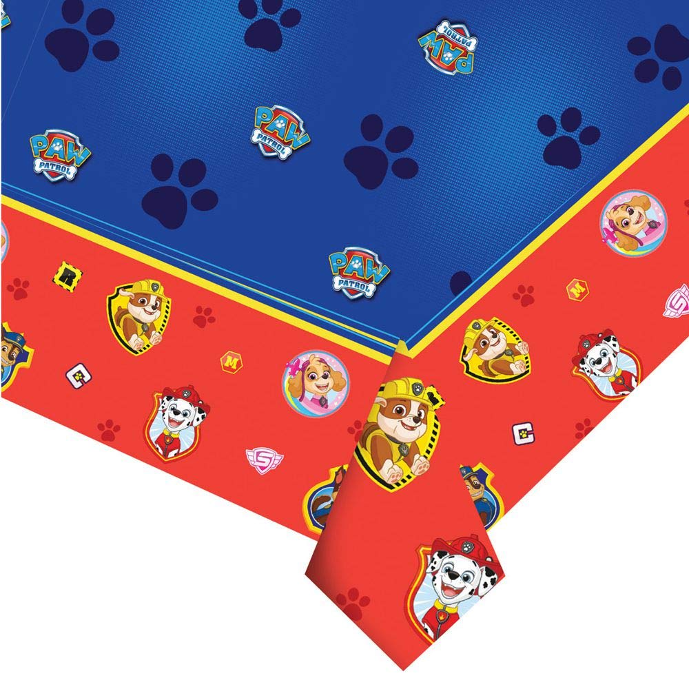 Paw Patrol: Amscan - Tablecover Paw Patrol Plastic 120 X 180 Cm;