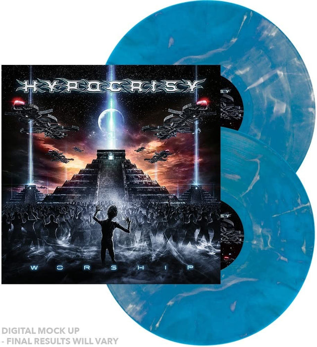 Hypocrisy - Worship [2Lp] (Blue & White Marble Vinyl, Gatefold, Indie-Retail Exclusive);
