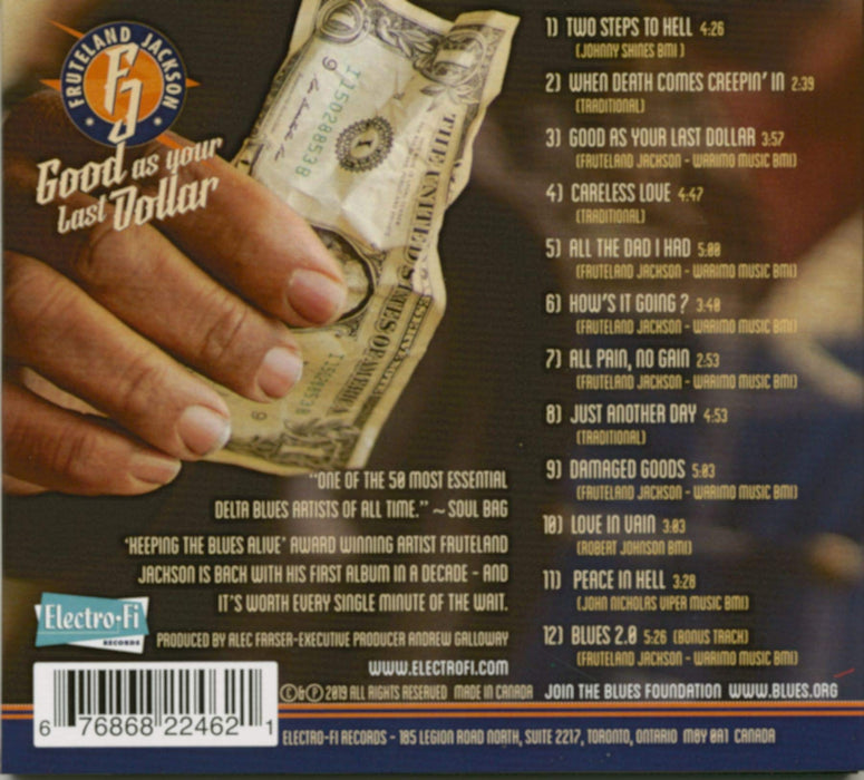 Fruteland Jackson - Good As Your Last Dollar;