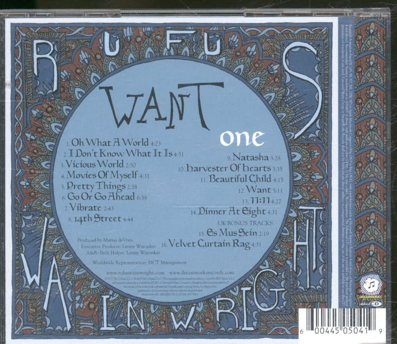 Rufus Wainwright - Want One;