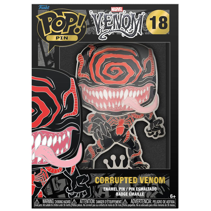 Marvel: Funko Pop! Pin - Corrupted Venom (Enamel Pin / Spilla Smaltata);