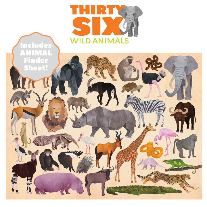 Crocodile Creek: 100-Delige Puzzel - Wilde Dieren (Wild Animals);