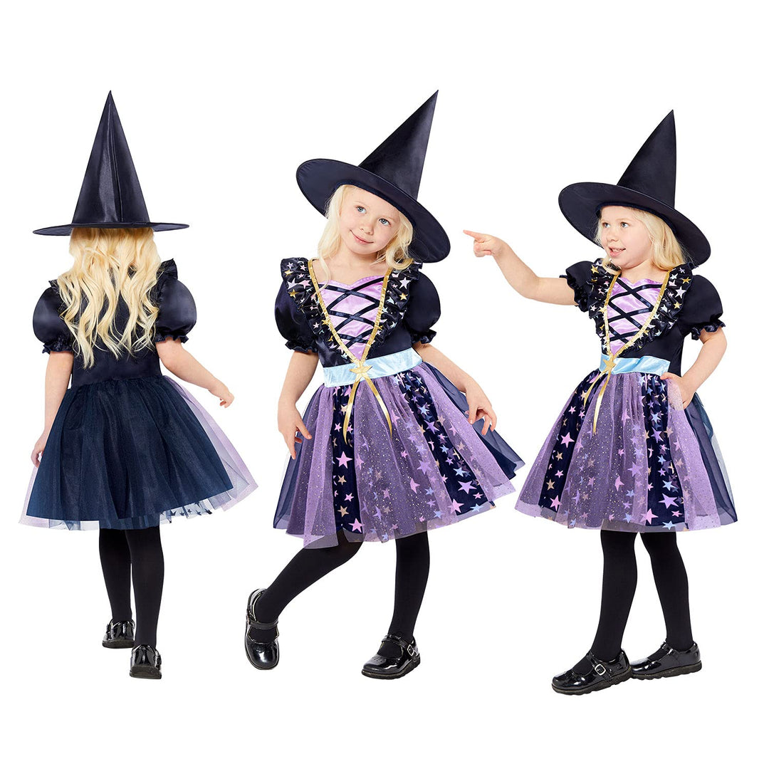 Amscan: Child Costume Starlight Witch Age 3-4 Years H;