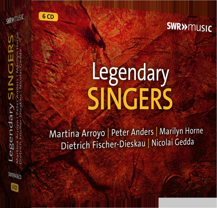 Arroyo/Fischer-Diskau/Anders/Gedda/+ - Legendary Singers (3 Cd);