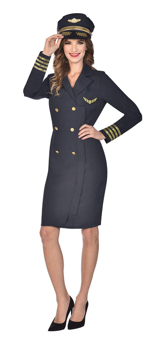 Amscan: Womens Costume Captain Lady Extra Large;
